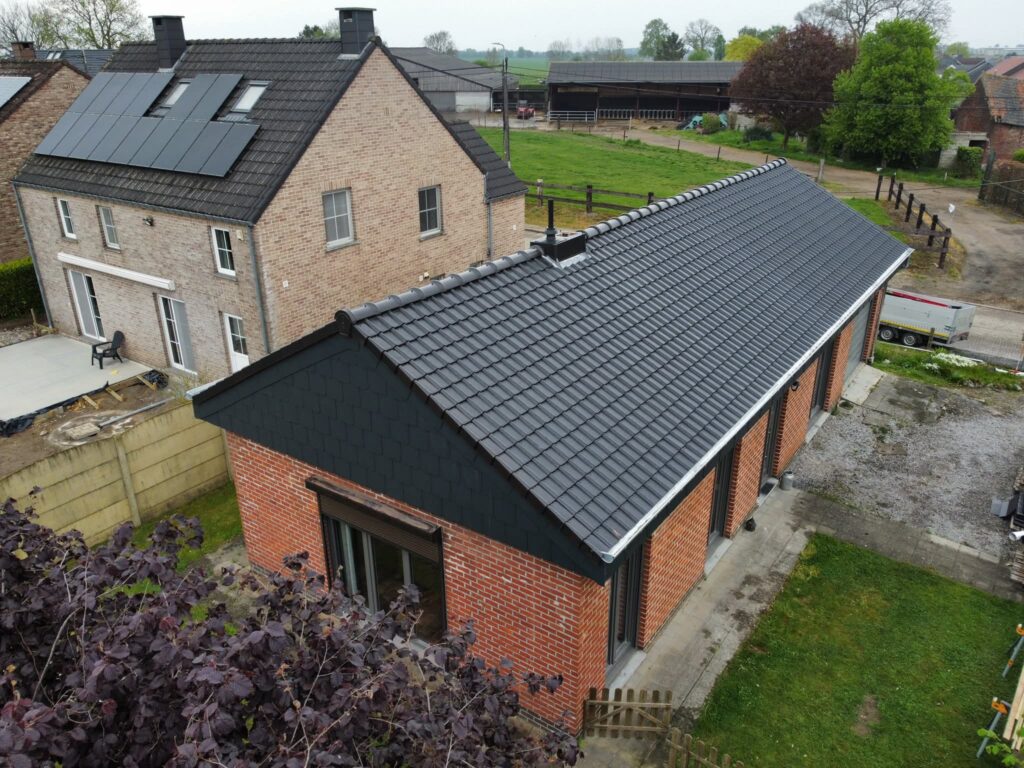 toiture tuile Borlez, Faimes. renovation